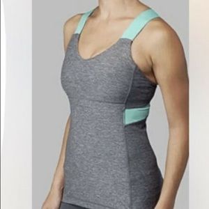 Lululemon Push Your Limits Tank Aqua Oasis 10